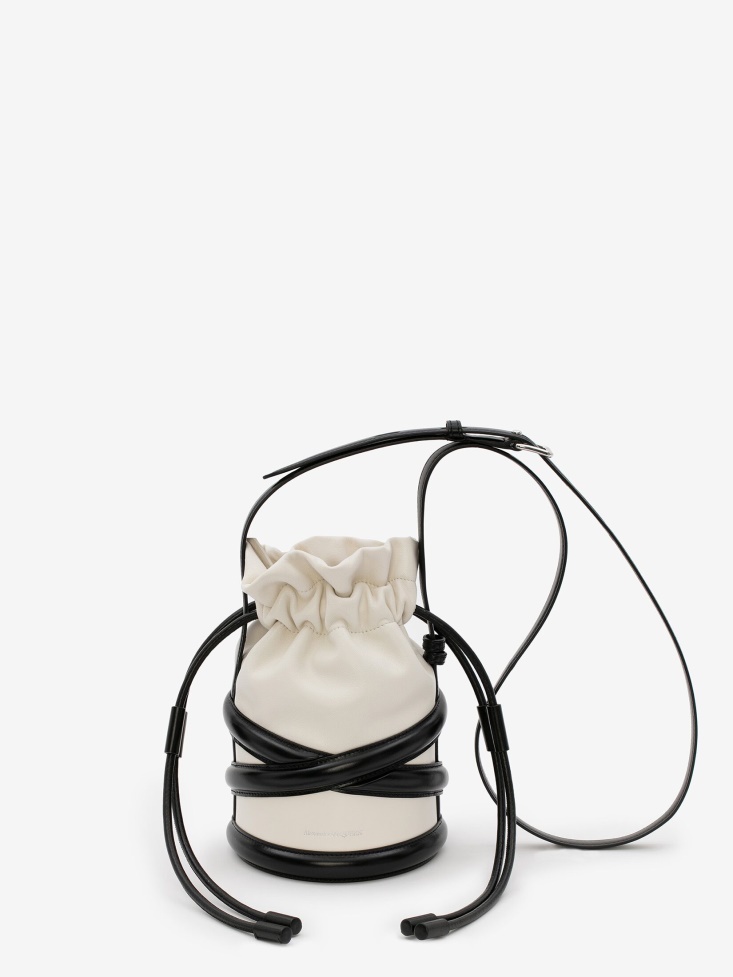 Fashion Alexander McQueen Ivory/Black Women's The Soft Curve
