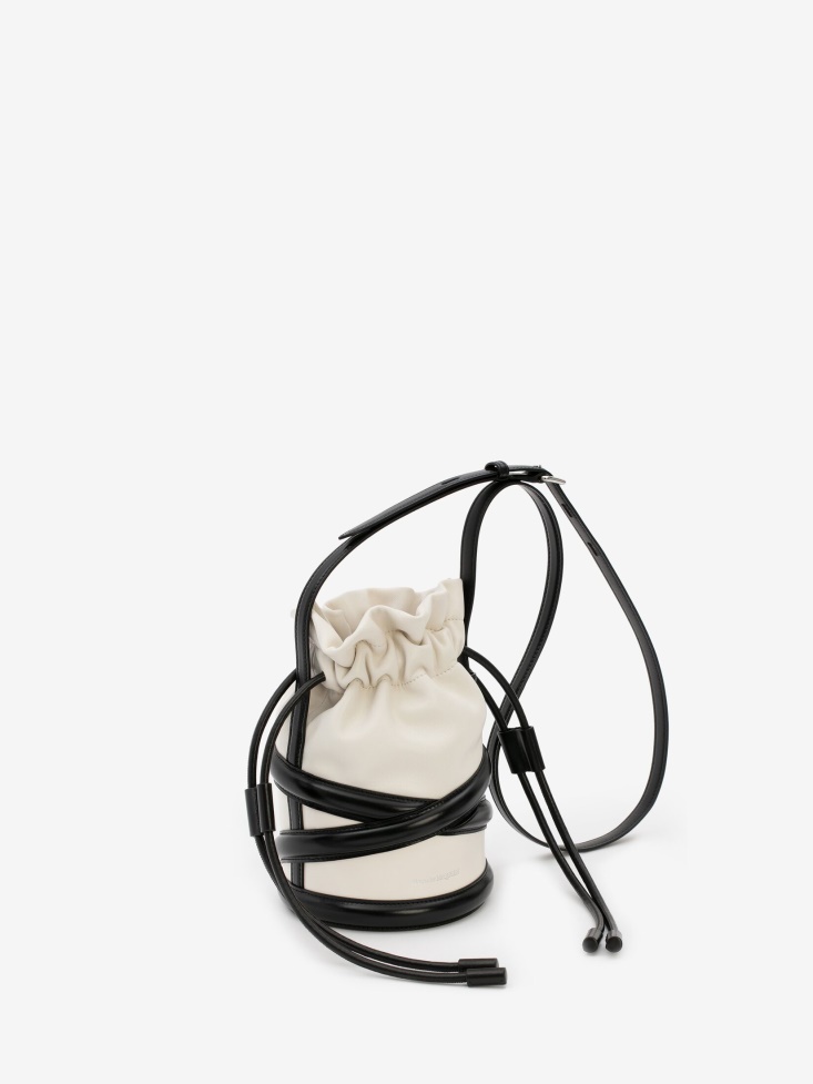 Fashion Alexander McQueen Ivory/Black Women's The Soft Curve