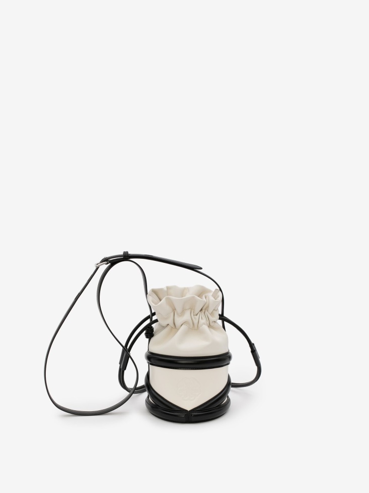 Fashion Alexander McQueen Ivory/Black Women's The Soft Curve