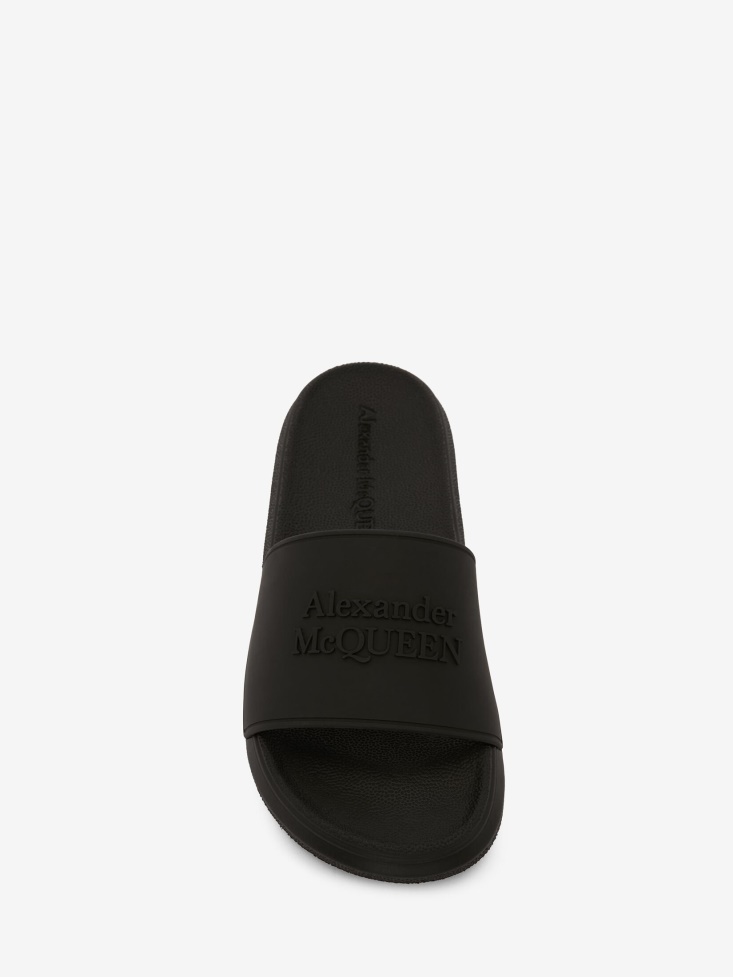 Fashion Alexander McQueen Black Women's Pool Slide