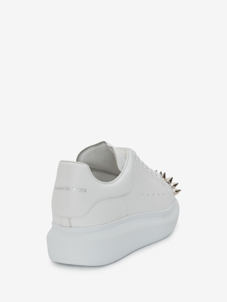 Women's Oversized Sneaker White/Silver Fashion Alexander McQueen