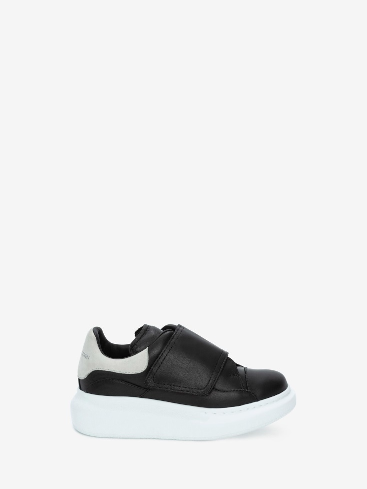 Fashion Alexander McQueen Black/White Kids Oversized Sneaker