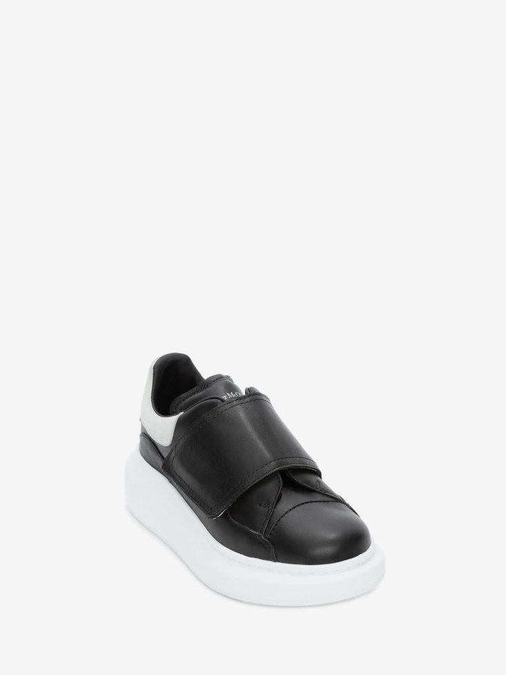 Fashion Alexander McQueen Black/White Kids Oversized Sneaker