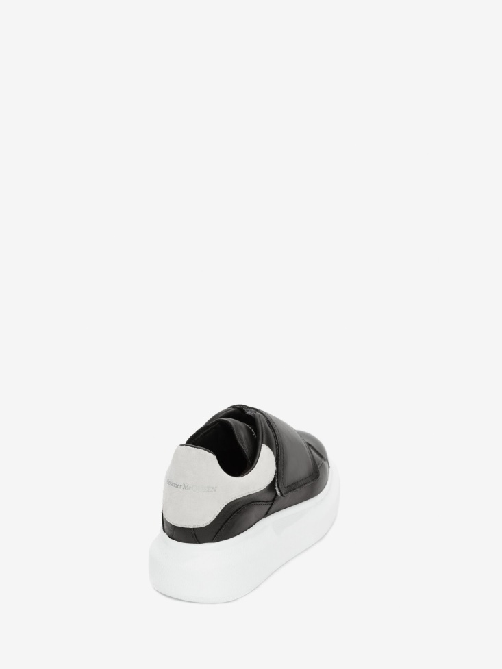 Fashion Alexander McQueen Black/White Kids Oversized Sneaker