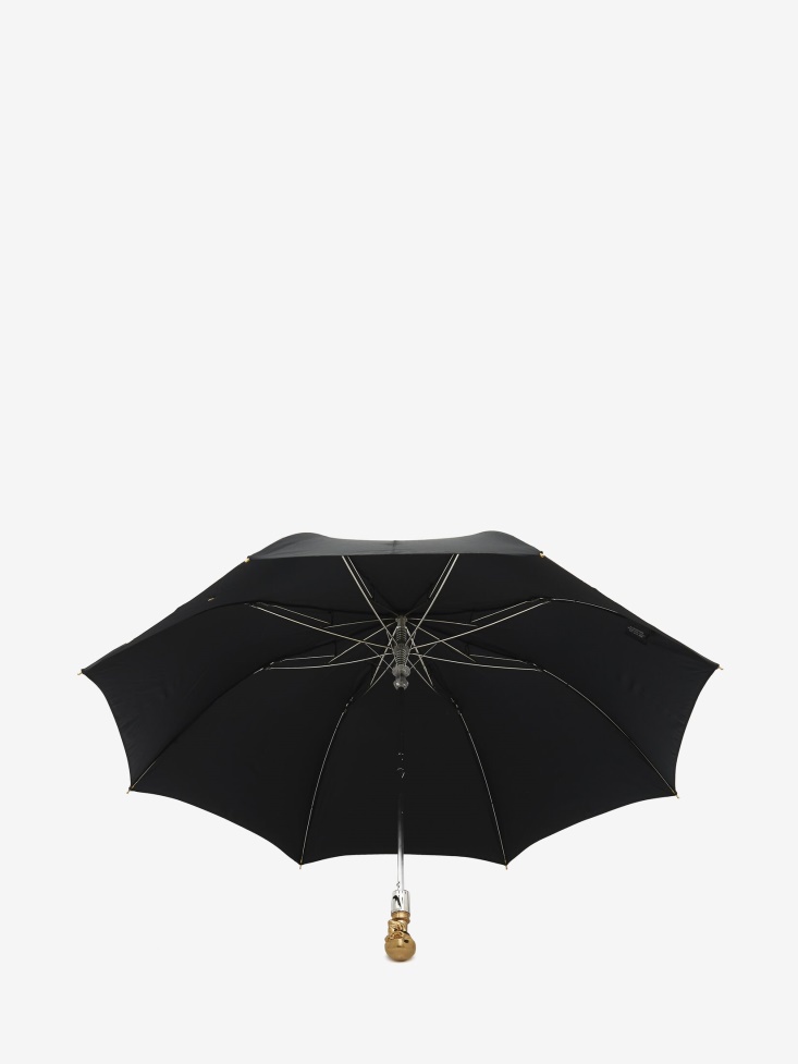 Men's Skull Folded Umbrella Fashion Alexander McQueen Black