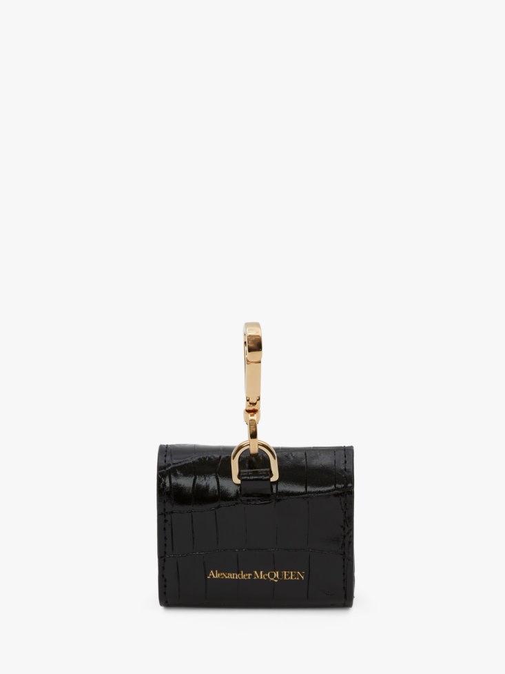 Women's Skull Air Pod Pro Case Black Fashion Alexander McQueen