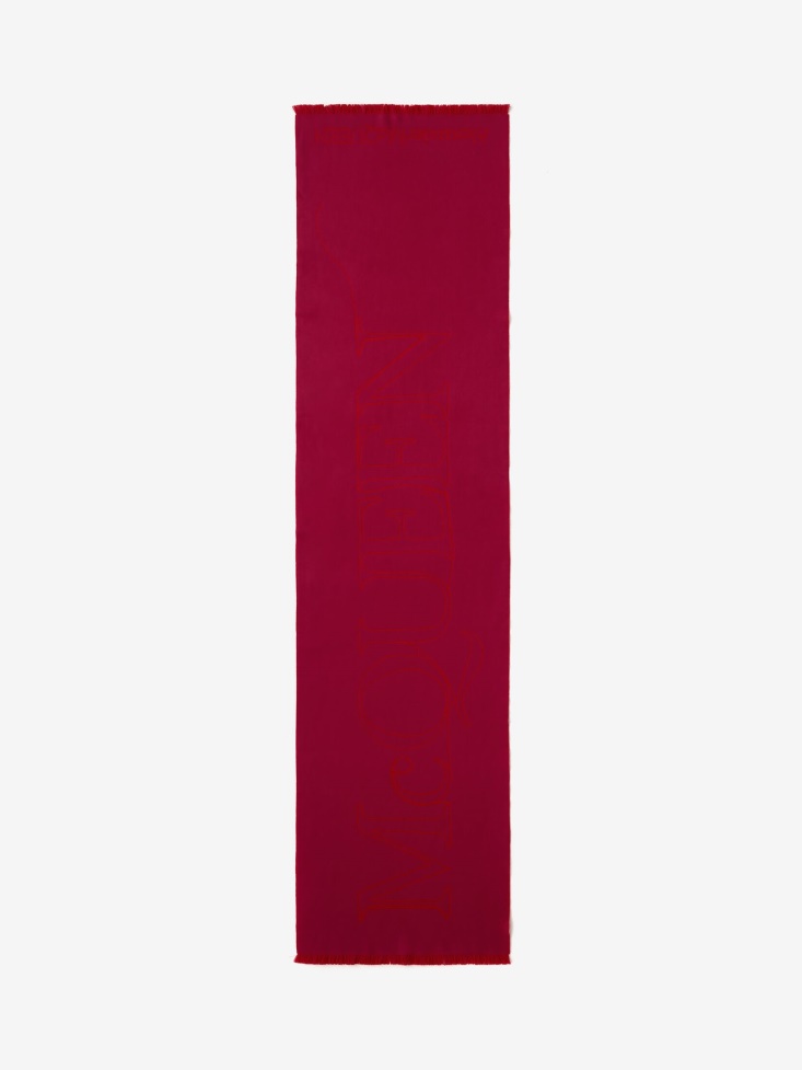 Fashion Alexander McQueen Women's in Thread Scarf Fuchsia