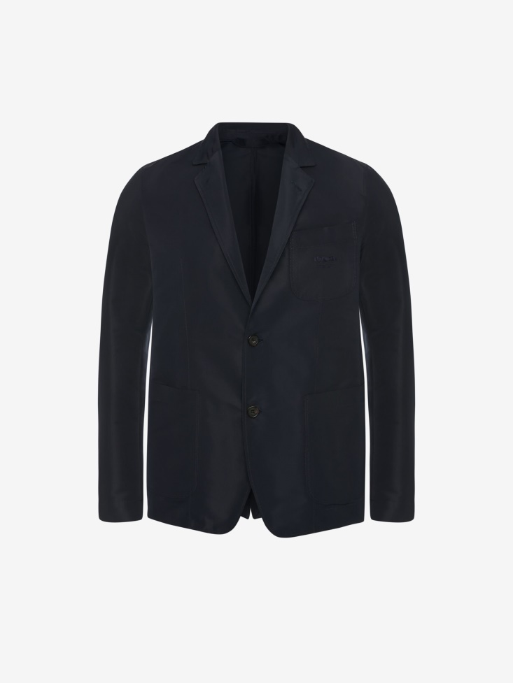 Fashion Alexander McQueen Men's Deconstructed Jacket Navy