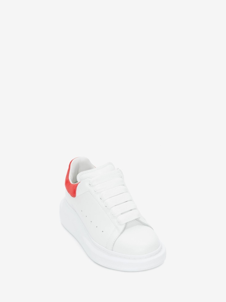 Fashion Alexander McQueen Kids Oversized Sneaker White/Red