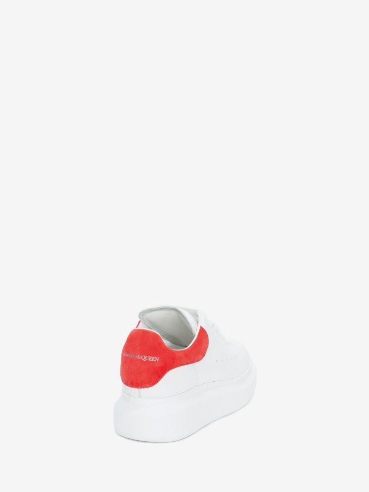 Fashion Alexander McQueen Kids Oversized Sneaker White/Red