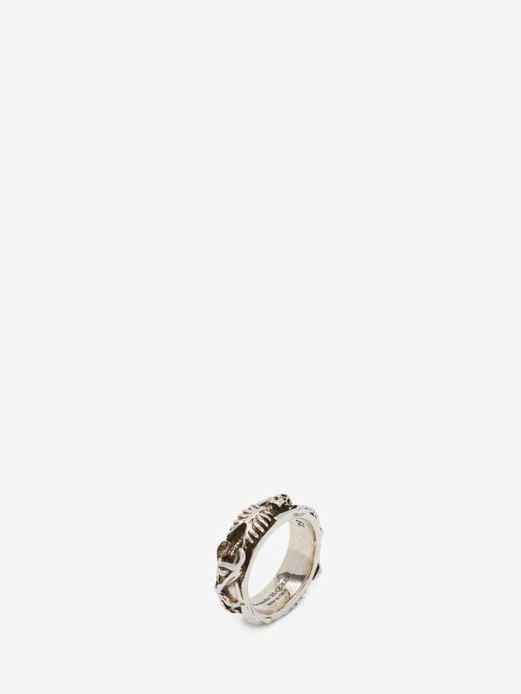 Men's Dancing Skeleton Ring Fashion Alexander McQueen Multicolour