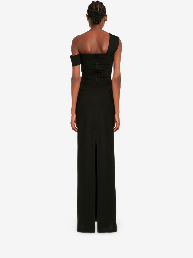 Fashion Alexander McQueen Black Women's Bandage Maxi Dress