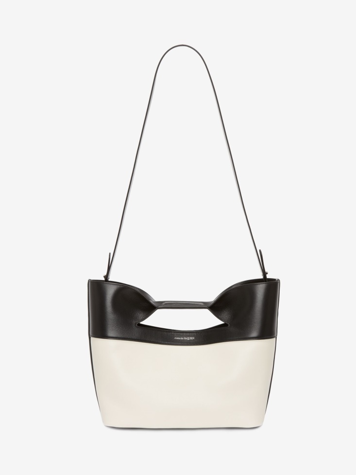Fashion Alexander McQueen Women's The Bow Black/White