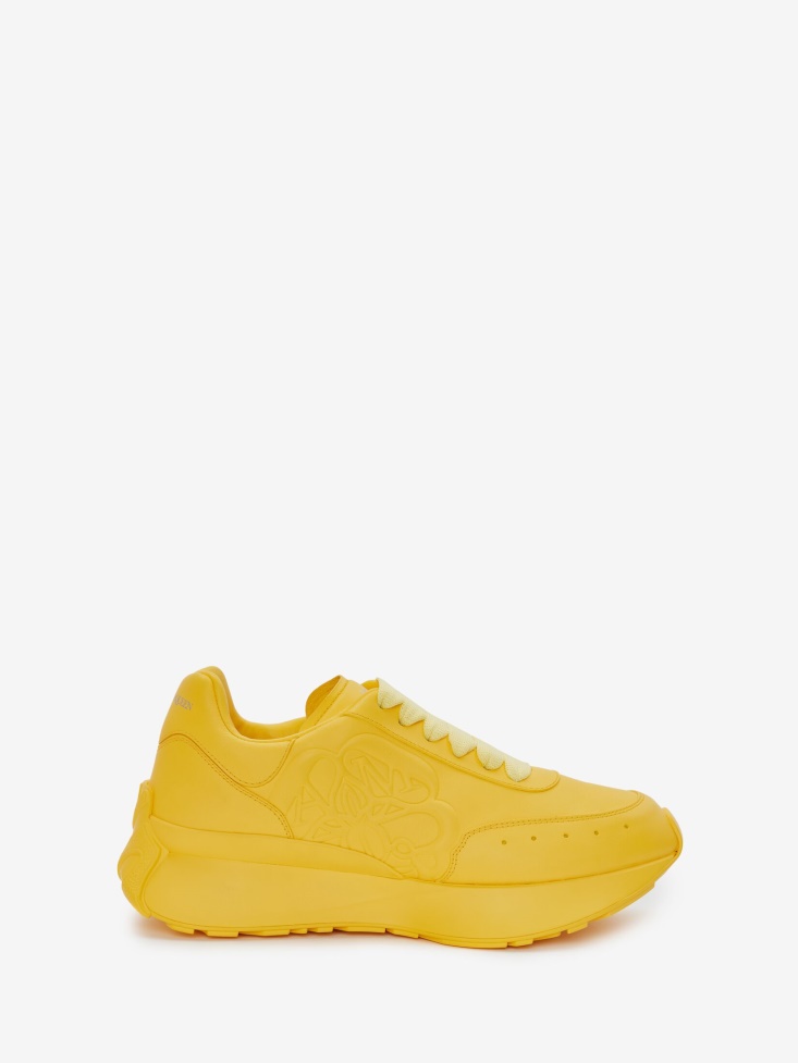 Pop Yellow Women's Sprint Runner Fashion Alexander McQueen