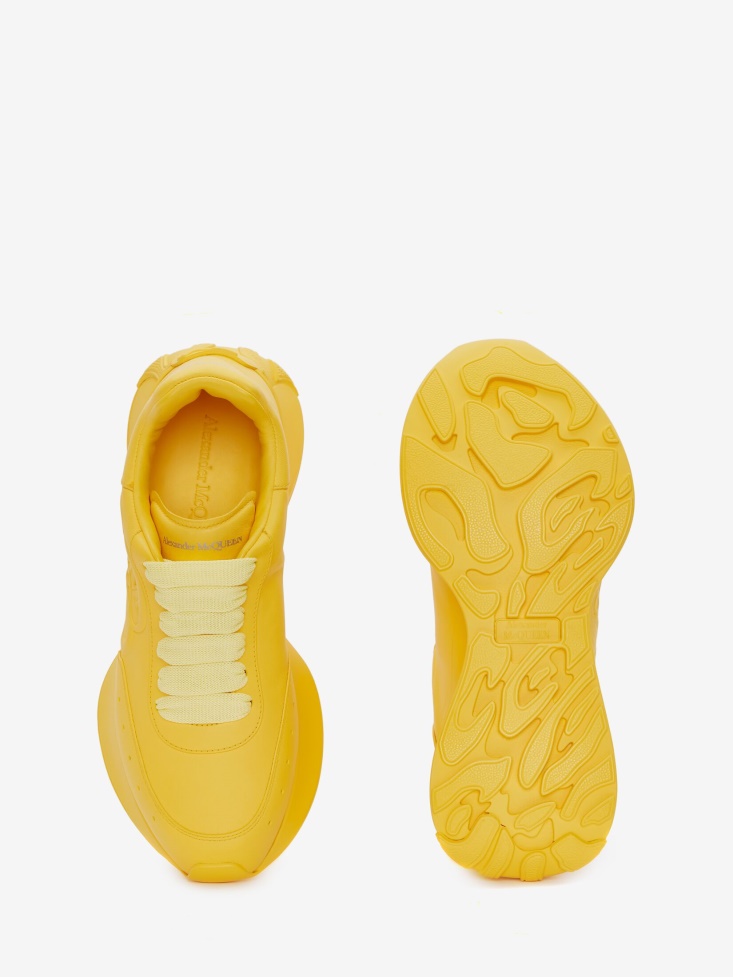 Pop Yellow Women's Sprint Runner Fashion Alexander McQueen