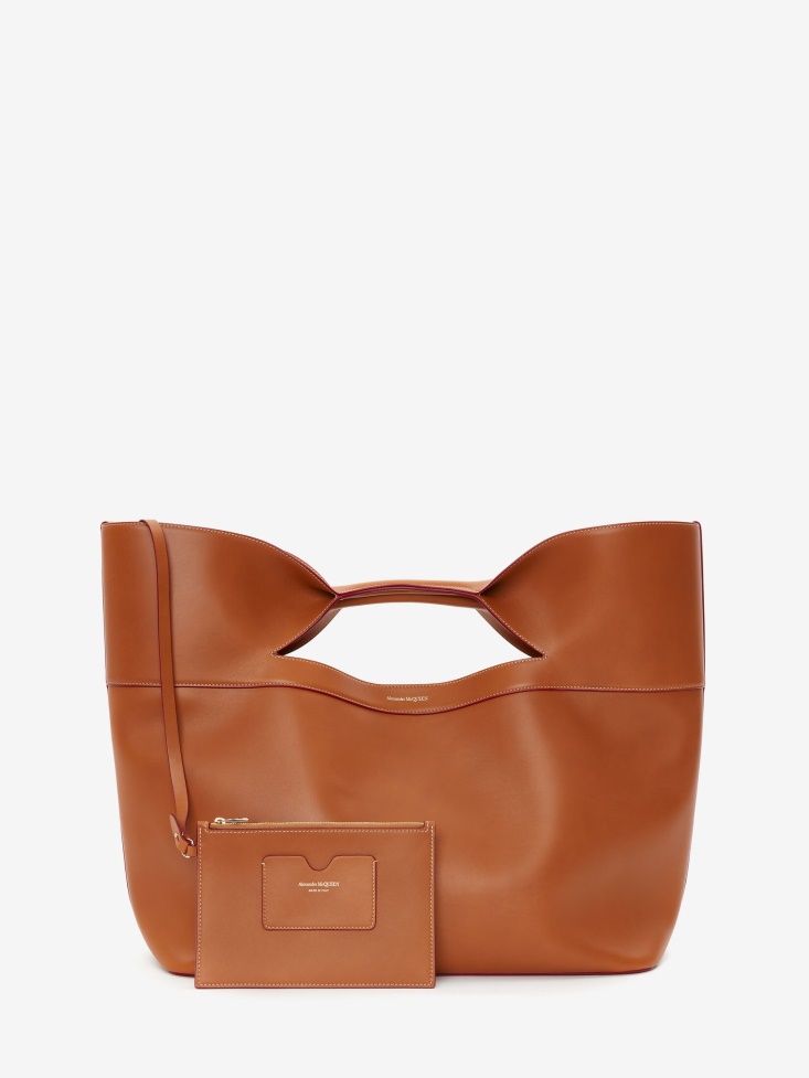 Women's The Bow Fashion Alexander McQueen Tan