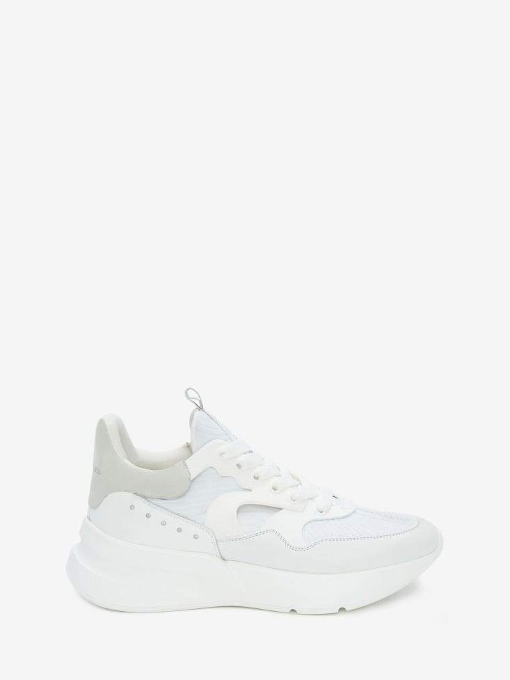 White Men's Oversized Runner Fashion Alexander McQueen