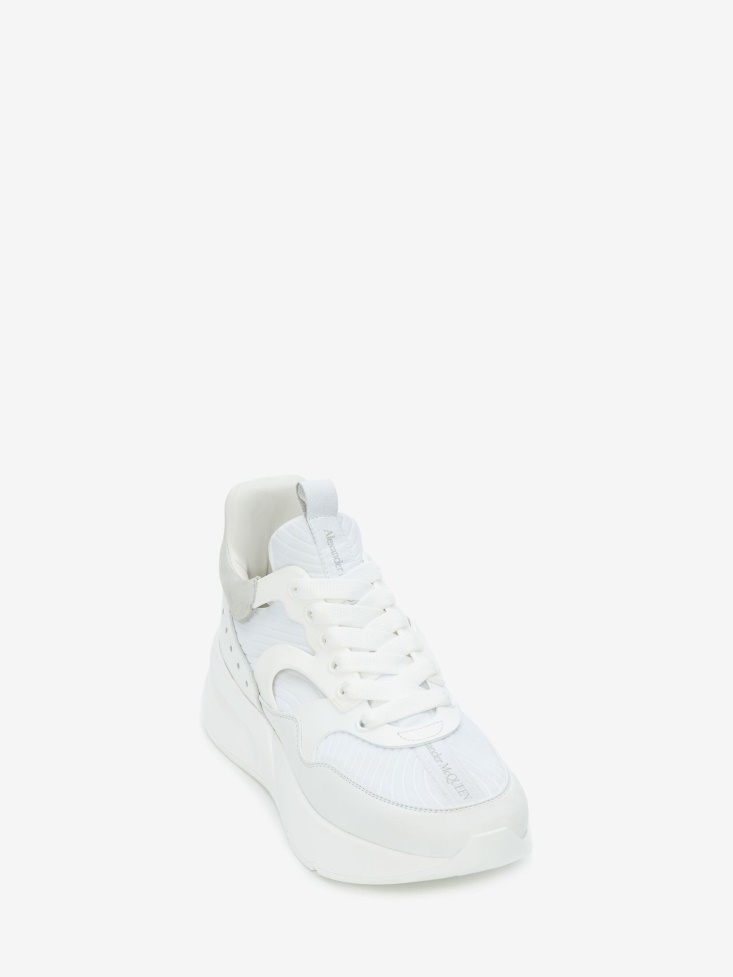 White Men's Oversized Runner Fashion Alexander McQueen