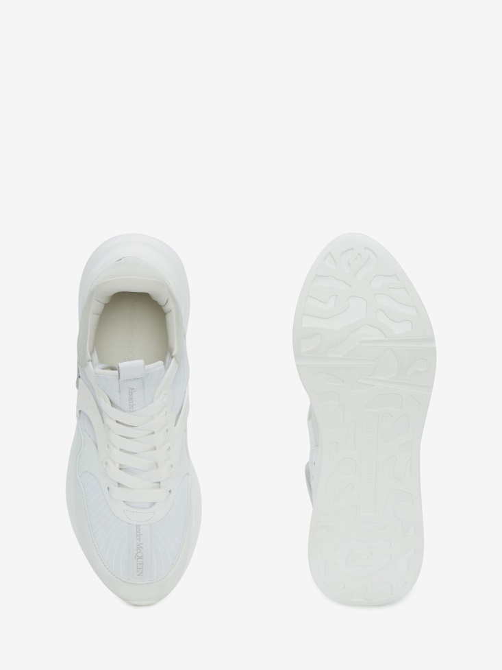White Men's Oversized Runner Fashion Alexander McQueen