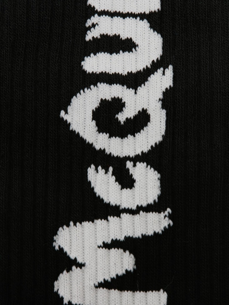 Fashion Alexander McQueen Black/Ivory Men's in Graffiti Socks