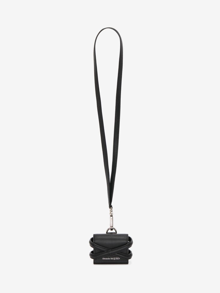 Black Fashion Alexander McQueen Men's The Harness Airpods Pro Case