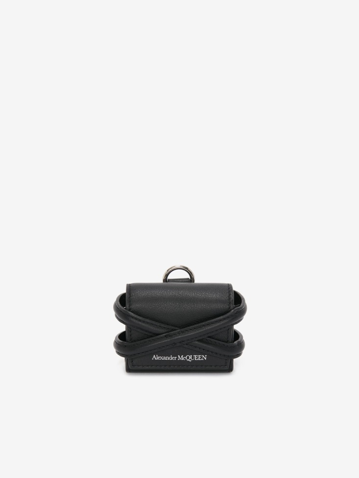 Black Fashion Alexander McQueen Men's The Harness Airpods Pro Case