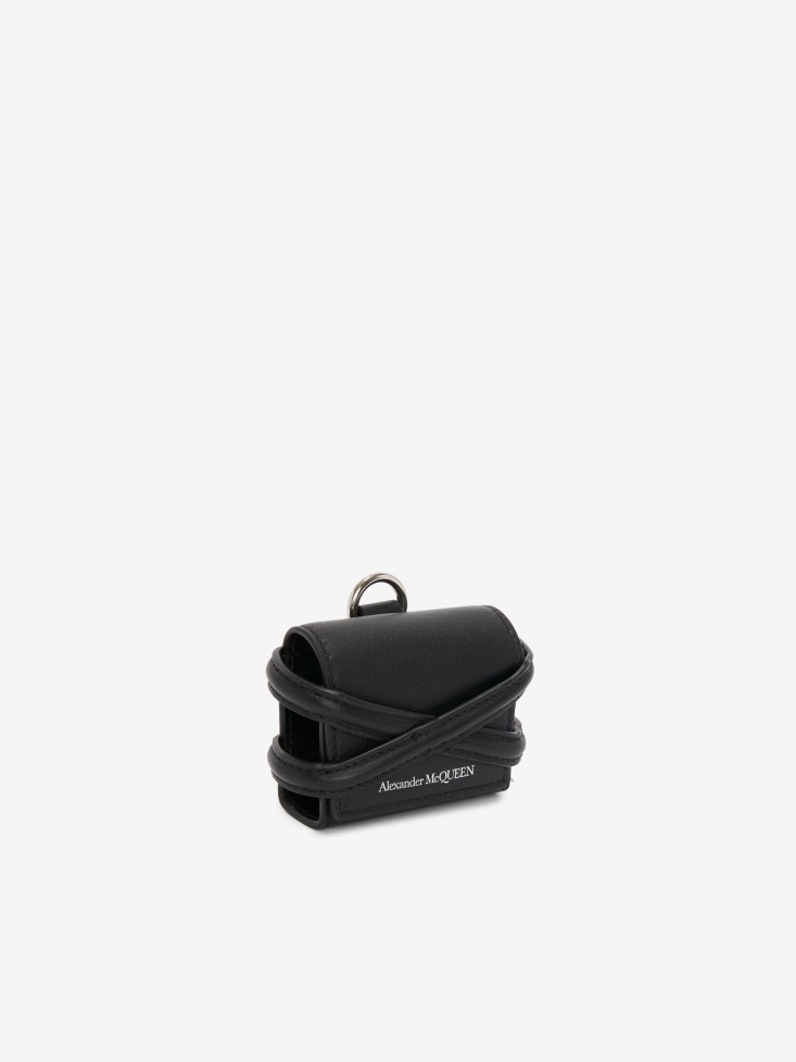 Black Fashion Alexander McQueen Men's The Harness Airpods Pro Case
