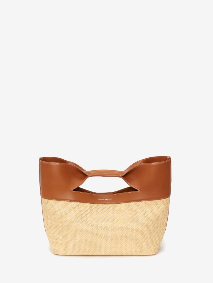 Fashion Alexander McQueen Women's The Bow Small Natural