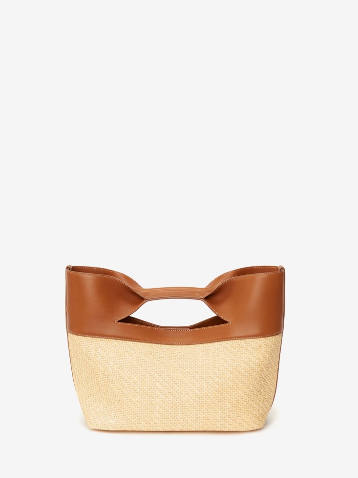 Fashion Alexander McQueen Women's The Bow Small Natural