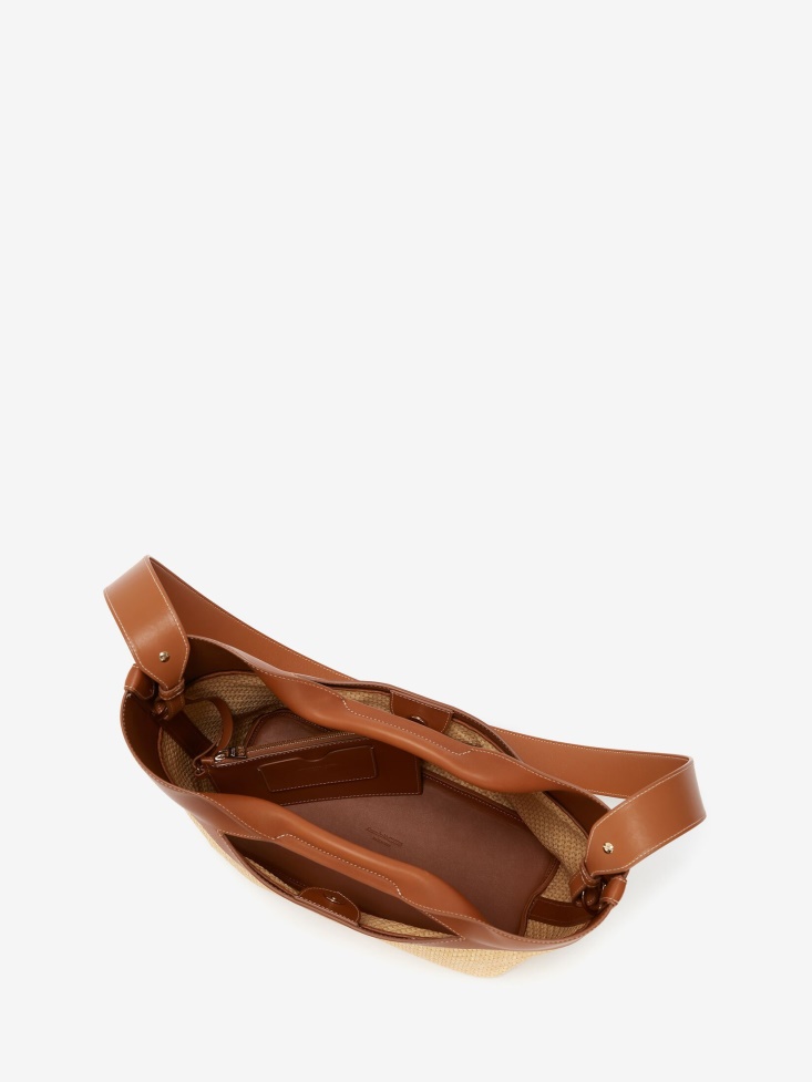 Fashion Alexander McQueen Women's The Bow Small Natural