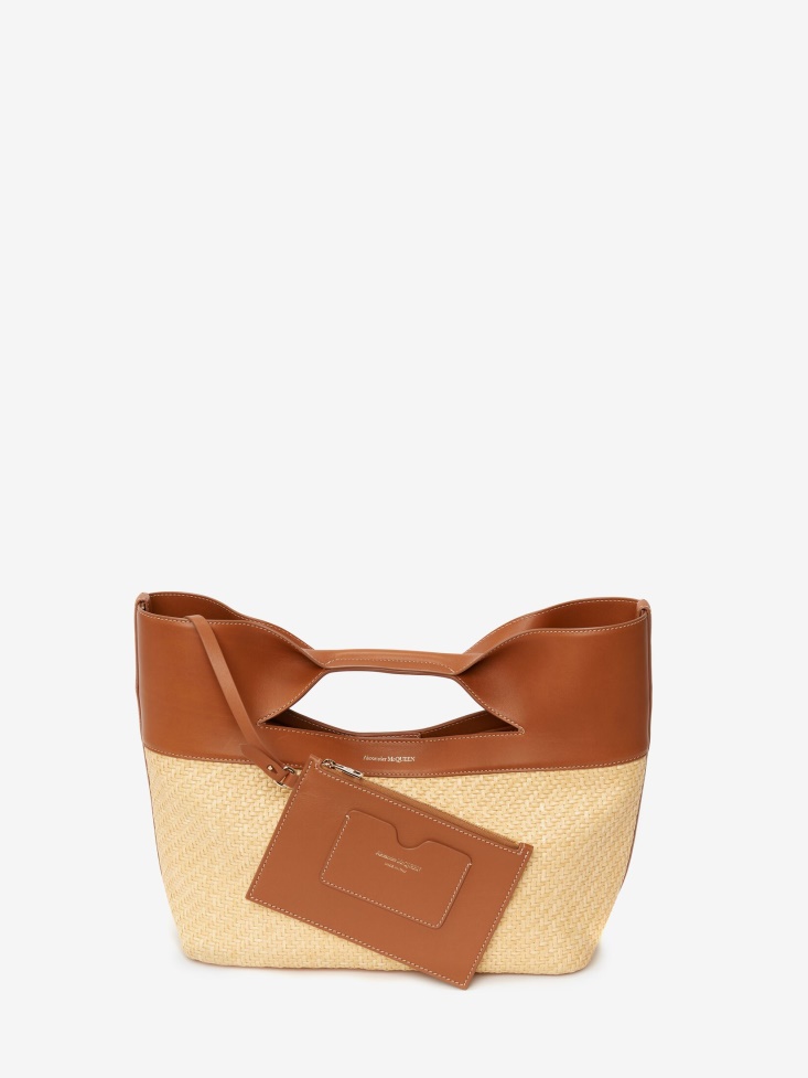 Fashion Alexander McQueen Women's The Bow Small Natural