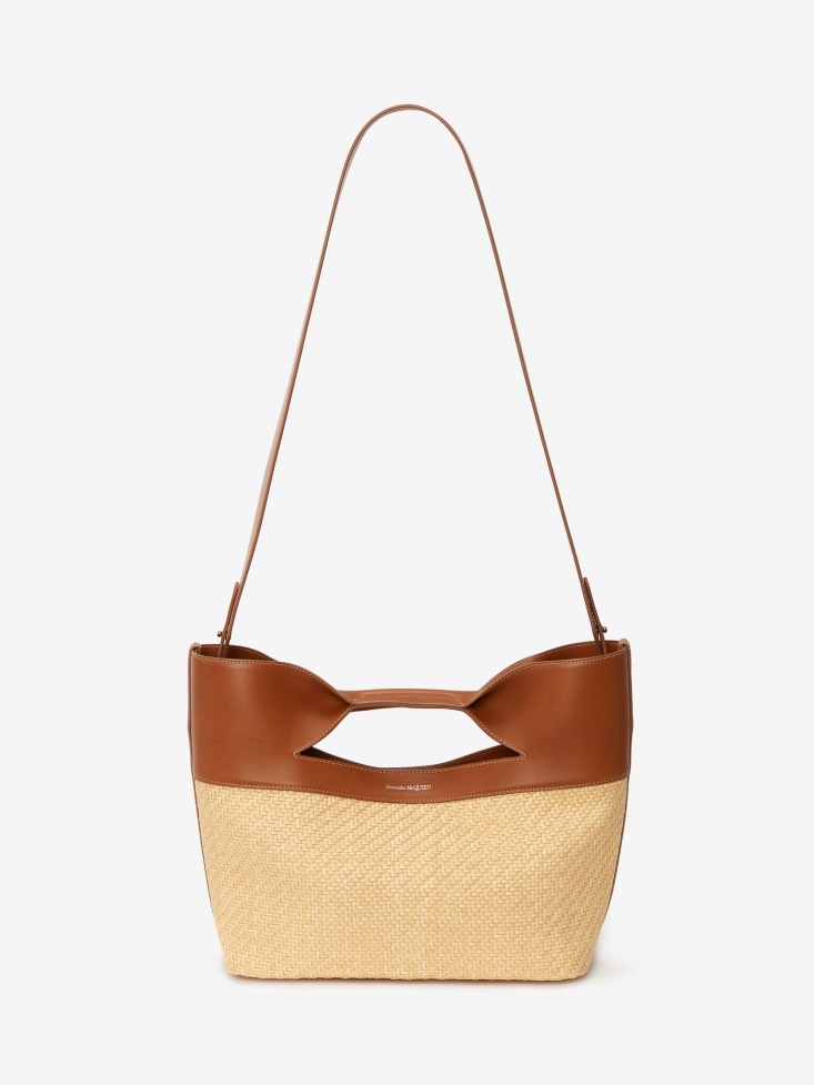 Fashion Alexander McQueen Women's The Bow Small Natural