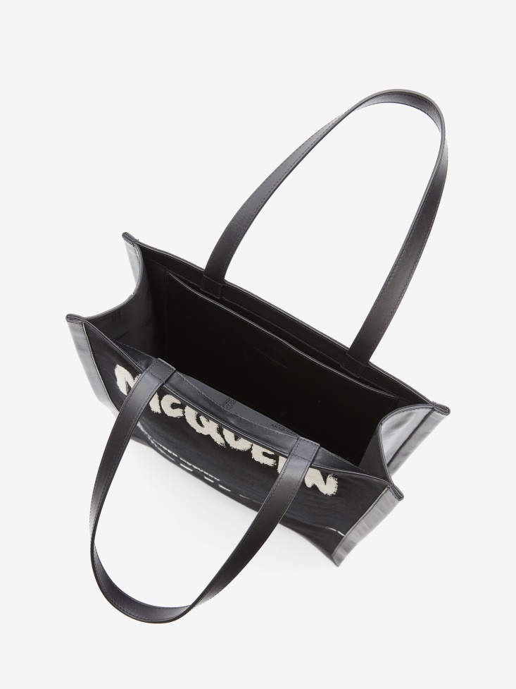 Black/Multicolour Fashion Alexander McQueen Men's Tote Bag
