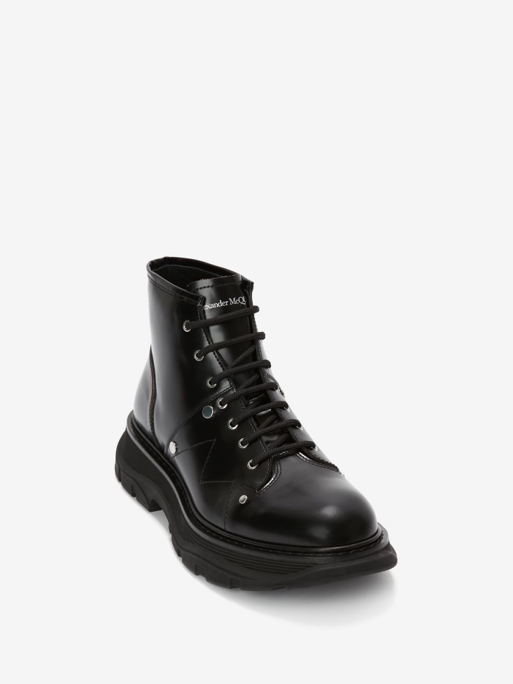 Fashion Alexander McQueen Black Men's Tread Slick Boot