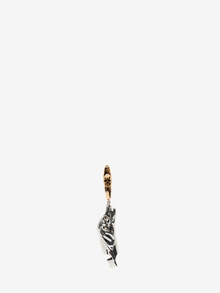 Antique Silver Fashion Alexander McQueen Women's Whistle Single Earring