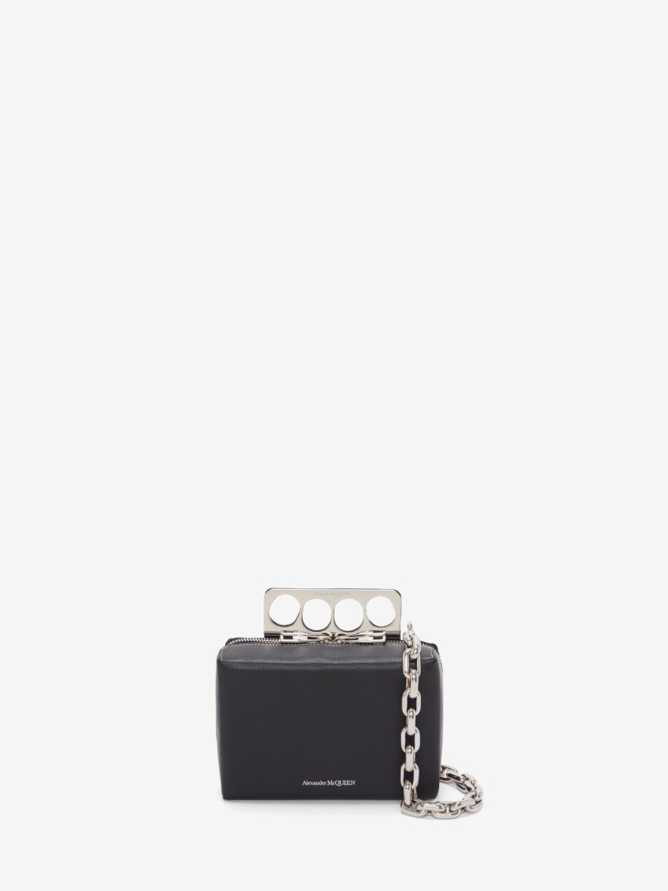 Black Fashion Alexander McQueen Men's The Grip Mini Bag