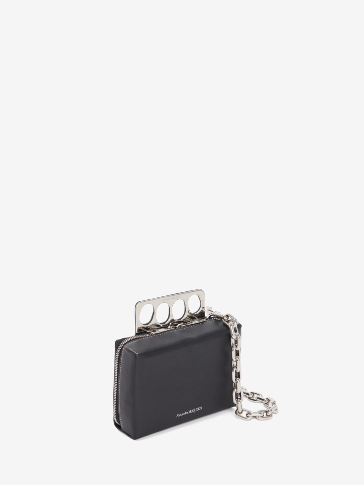 Black Fashion Alexander McQueen Men's The Grip Mini Bag