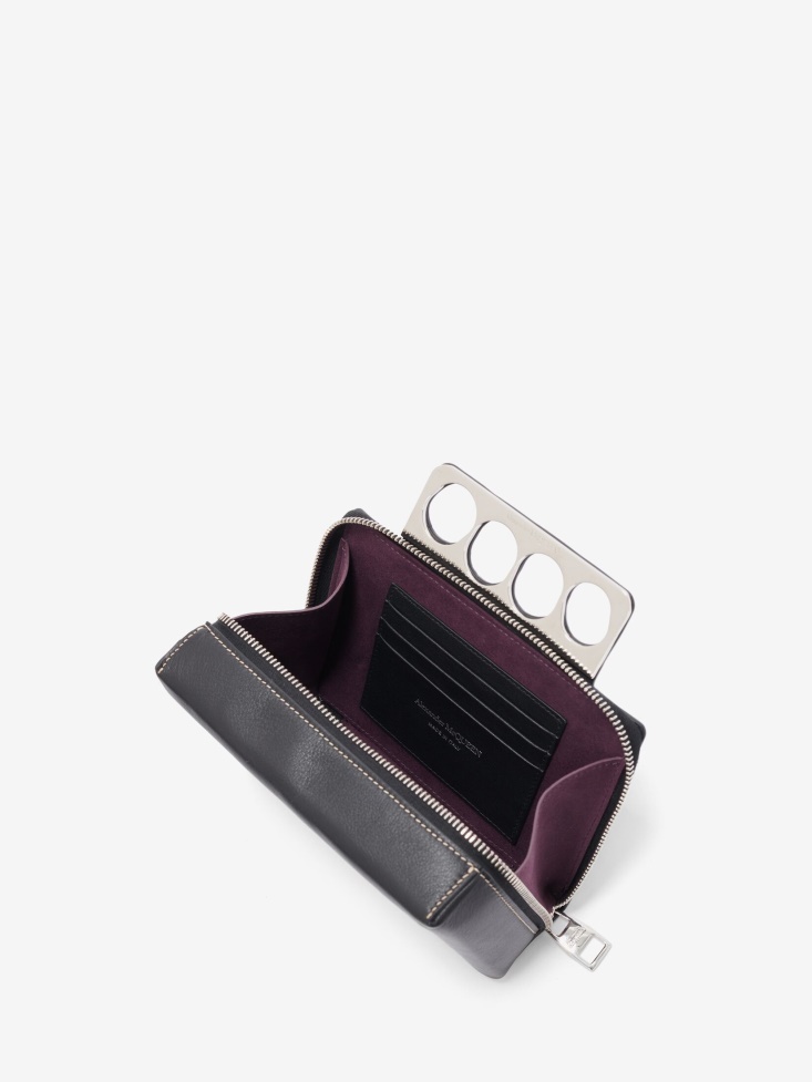 Black Fashion Alexander McQueen Men's The Grip Mini Bag