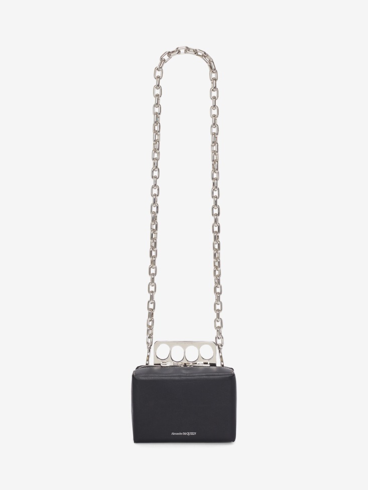 Black Fashion Alexander McQueen Men's The Grip Mini Bag