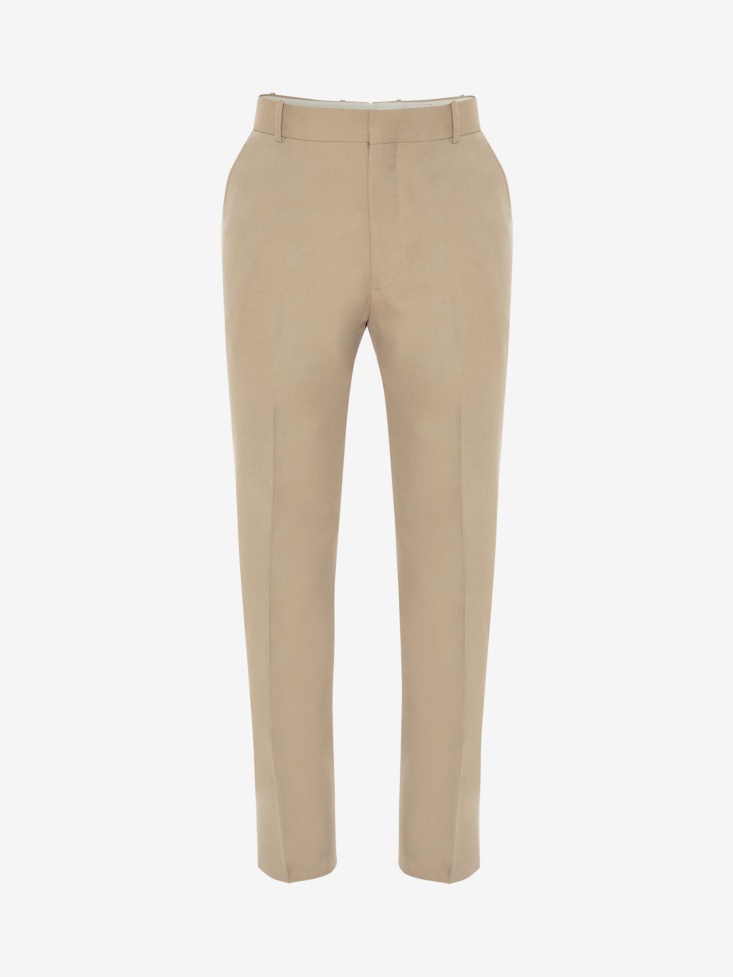 Sage Fashion Alexander McQueen Men's Tailored Cigarette Trousers