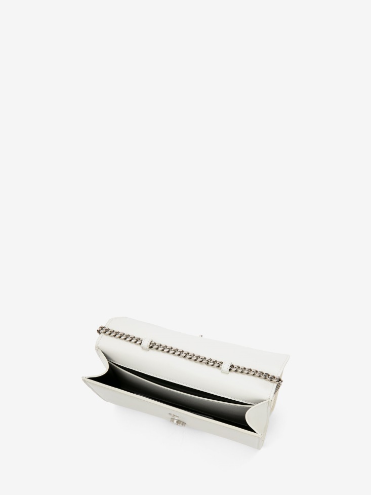 Fashion Alexander McQueen Ivory Women's The Slash Clutch