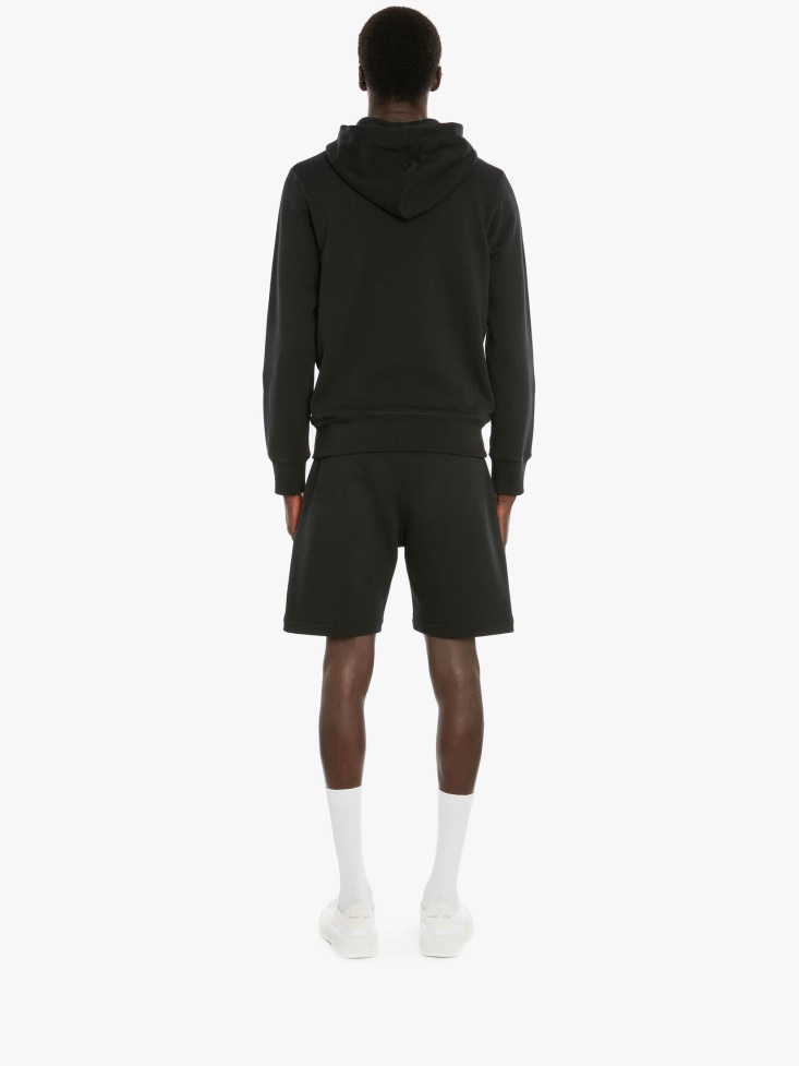 Men's in Graffiti Shorts Black Fashion Alexander McQueen