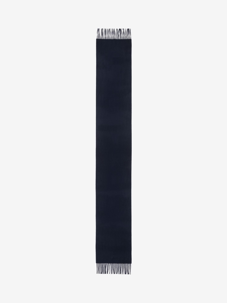 Navy Men's Embroidered Stole Fashion Alexander McQueen