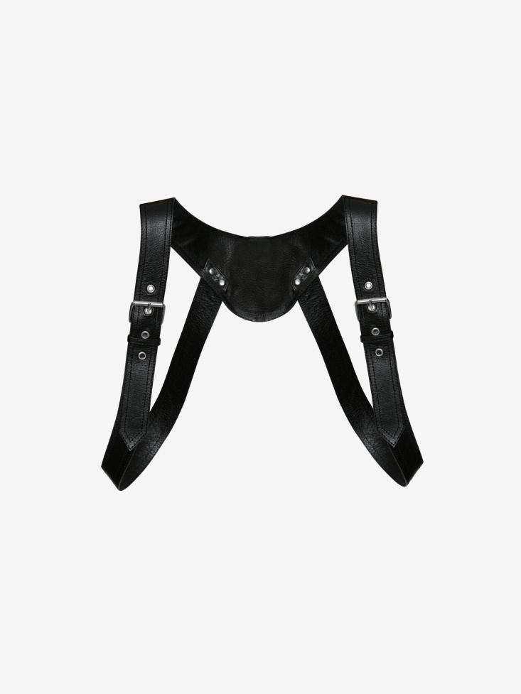 Fashion Alexander McQueen Men's Leather Harness Black