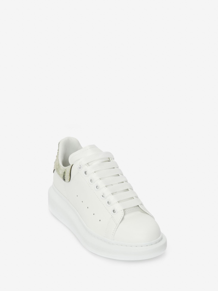 Fashion Alexander McQueen White/Yellow/Black Women's Oversized Sneaker
