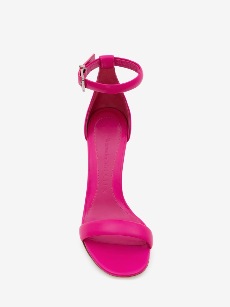 Women's Arc Leather Sandal Bobby Pink Fashion Alexander McQueen