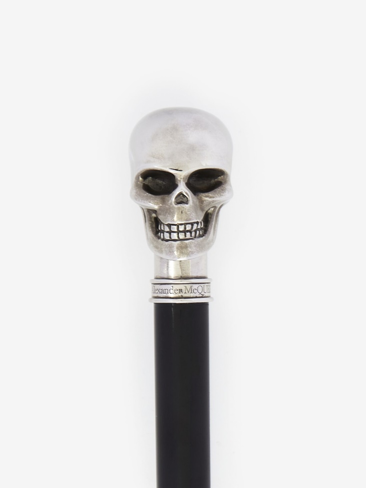 Fashion Alexander McQueen Black Men's Skull Cane