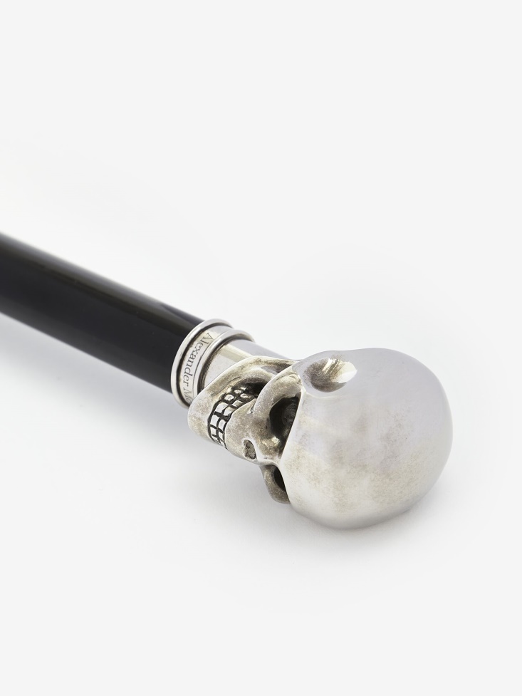 Fashion Alexander McQueen Black Men's Skull Cane
