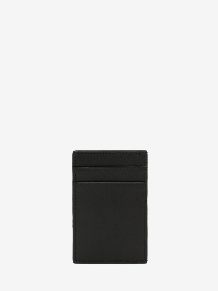 Black/Red Fashion Alexander McQueen Men's in Card Holder
