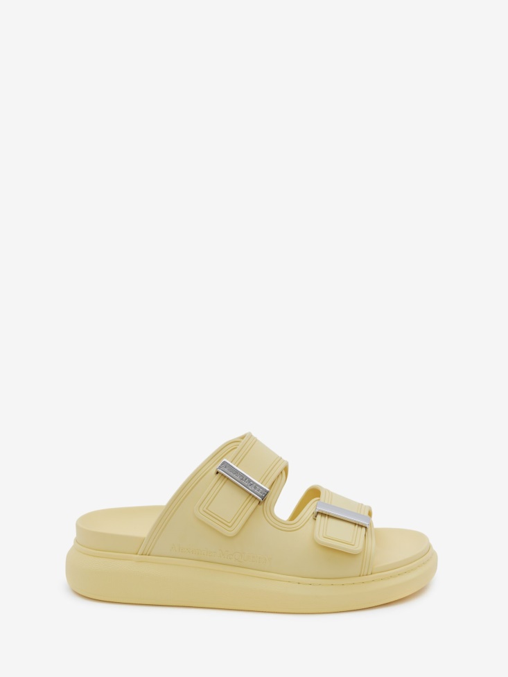Yellow Fashion Alexander McQueen Women's Hybrid Slide